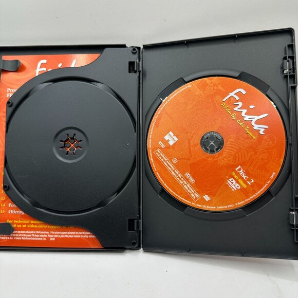 Frida DVD Movie Rated R NTSC Widescreen Miramax Salma Hayek Alfred Molina - Picture 4 of 4